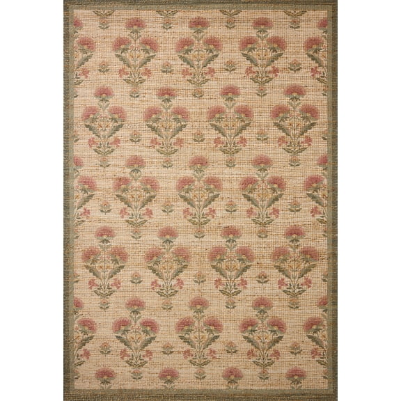 Chris Loves Julia x Loloi Rue Sage / Blush 7'-6" x 9'-6" Area Rug