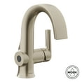 thumbnail image 2 of Moen S6910ew Doux 1.2 GPM Single Hole Bathroom Faucet - Black, 2 of 6