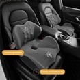 thumbnail image 4 of AzzmaAii Coj&iacute;n de Espalda y de Silla, Kit de Cojines de Espuma de Memoria El&aacute;stico para Asiento Respaldo Almohada Ergon&oacute;mica para Oficina Coche Cami&oacute;n Masaj, 4 of 7