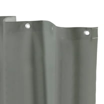 Kenney Medium Weight PEVA Shower Curtain Liner, 70" W x 72" H, Gray