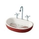 thumbnail image 4 of Adjunto al soporte de la caja de jabón Contenedor para guardar jabón Sin necesidad de taladrar Almacenamiento de jabón Rojo, 4 of 9