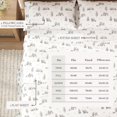 thumbnail image 4 of Linery & Co. Premium 100% Turkish Cotton Brushed Flannel Novelty Printed Sheet Set North Pole Polar Bears Full Flannel Novelty Cabin & Lodge,, 4 of 5
