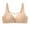 Khaki, variant on Sokhug Bras for Women Printing Gathered Together Large Size Daily Underwear