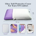 thumbnail image 2 of Almohada viscoelástica SUTERA Cooling Lavender Zen con soporte, 2 of 7