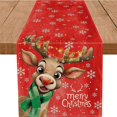 thumbnail image 1 of 2024 New Christmas Table Flag, Santa Mat,Winter Snowman Tablecloth, Dust-proof Coffee Tablecloth, Christmas Gifts,New Year Gifts, 1 of 4