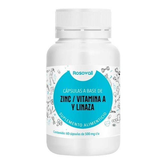 Suplemento alimenticio Rosovall Altus zinc, vitamina A 60 cápsulas 500 mg