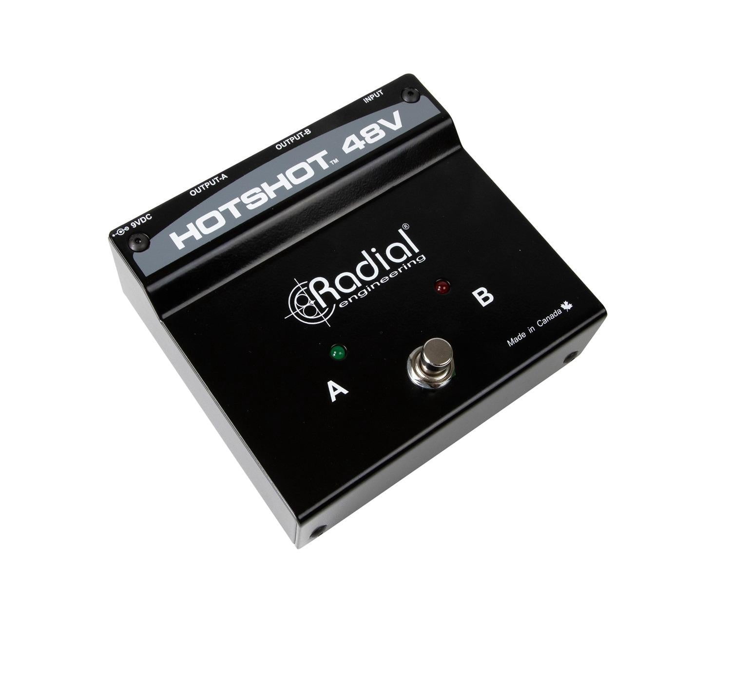 Radial Engineering HotShot 48V Condenser Microphone Switcher