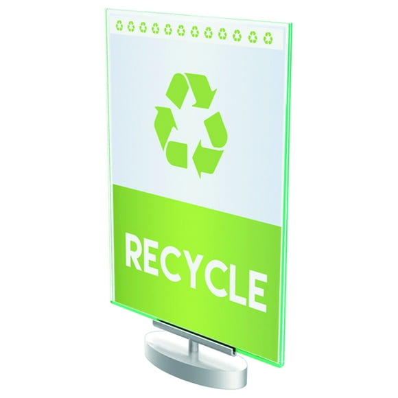Deflect-O Swivel Business and Store Sign Holder (691590) - Green