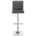 thumbnail image 6 of Bianca Upholstered Adjustable Bar Stool Grey (Set of 2), 6 of 9