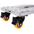 thumbnail image 6 of Heavy Duty Furniture Movers Dolly 18 x 12 Inch Aluminum Frame Trolley Cart with 3 Inch TPU Casters and Brake Option Professional Moving Dolly for Furniture Transport and Handling, 6 of 13