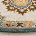 thumbnail image 3 of Safavieh Heritage Louise Medallion Area Rug, Beige/Ivory, 6' x 6' Round, 3 of 10
