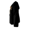 thumbnail image 5 of Drses Women's Crew Neck Pullover Puffer Jacket - Long Sleeve with Half Zip and Hood, 5 of 6