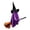 #01C_1pc#, variant on Halloween Powered Glowing Ghost Witch Broom Hanging Decor, Low-Spooky Fall Harvest Halloween Entryway Ornament, Sparkle Mesh Ghost Hanging Sign for Mantel & Window Display_1pc