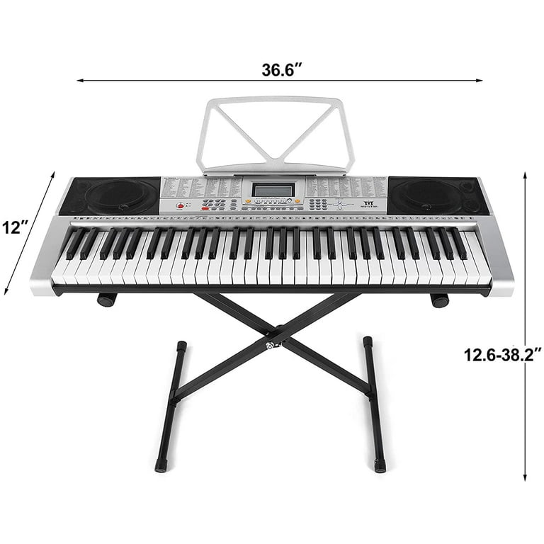 Mustar 61 Lighted Keys Compact Electronic Keyboard Piano Mustar 61 Lighted Keys Compact Electronic Keyboard Piano