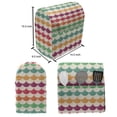 thumbnail image 4 of Fish Scale Stand Mixer Cover, Waves with Vertical Stripy Effect and Vivid Color Composition Contemporary Tile, Kitchen Appliance Organizer Bag Cover with Pockets, 5 Quarts, Multicolor, by Ambesonne, 4 of 4