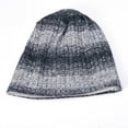 thumbnail image 4 of Moocorvic Navy Slouchy Knit Beanie for Men Women, Soft Warm Fleece Lined Winter Hat, 4 of 7
