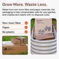 thumbnail image 3 of Annoell 2-Pack 30" Extra Tall Galvanized Raised Garden Bed, 8x2x2.5 ft Metal Planter for Outdoor Plants Large Flower Bed Deep Root for Vegetable - Brooklyn Grey, 3 of 9
