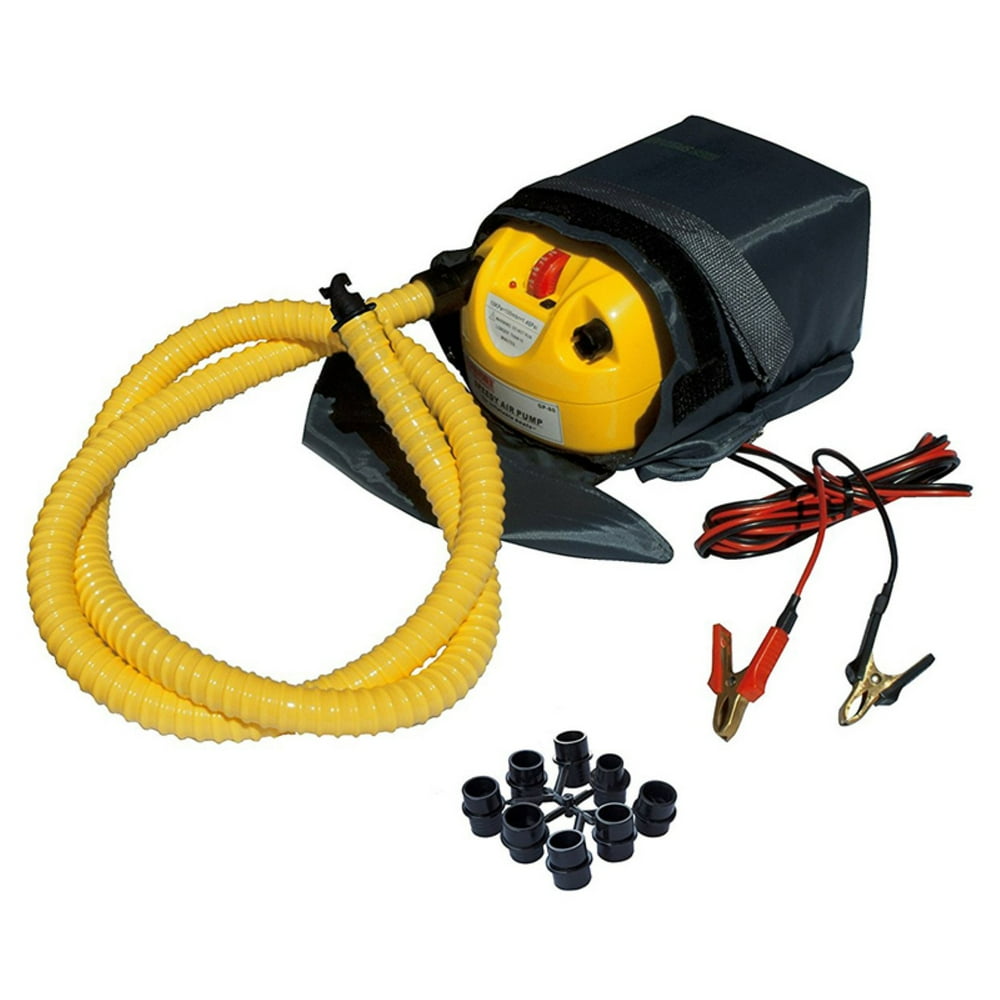 ALEKO BTEPUMP Electric High Speed Air Pump DC 12V for Inflatable Boats