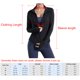 thumbnail image 4 of Chaquetas deportivas para mujer, sudadera con cremallera completa y cuello alto, agujeros para el pu Abanopi Mujeres chaquetas deportivas, 4 of 7