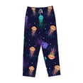 thumbnail image 4 of Bingfone Pajamas For Women,Sea Jellyfish Pajama Pants With Pockets-Small, 4 of 9