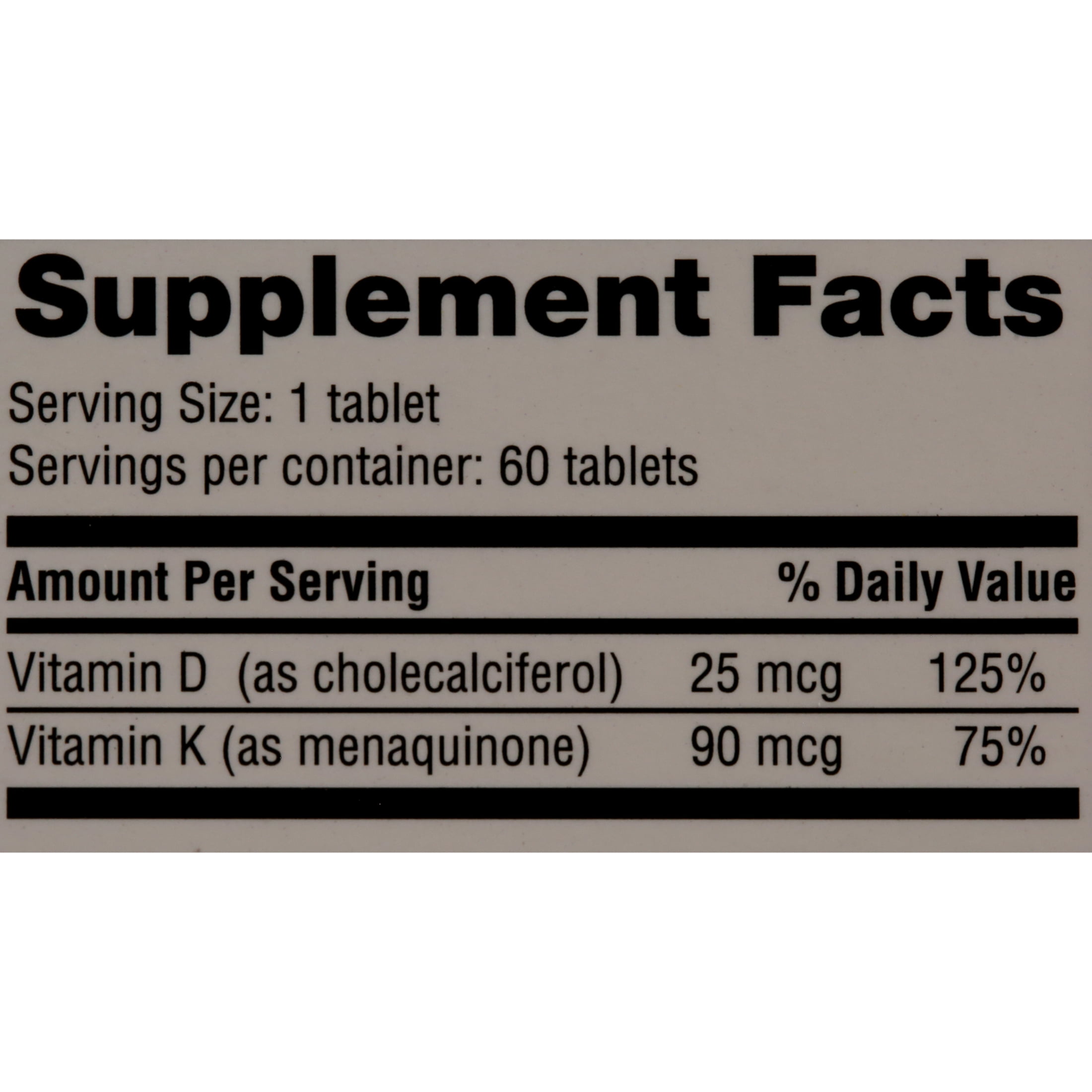 Twinlab D3 + K2 Dots - Vitamin D3 & Vitamin K2 Supplement for Immune Support, Bone Health & Heart Health - Vitamin D 1000 IU + Vitamin K 90 mcg for Bone Strength, Tangerine Flavor, 60 Tablets, 2-Pack