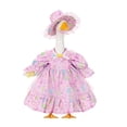 thumbnail image 2 of Yardvibe Porch Goose Outfit, Fancy Dress Butterfly Porch Goose Clothes for 23" Large Statue Outdoor Patio Yard Lawn Art Spring Decoration (B), 2 of 8