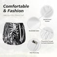 thumbnail image 6 of Lsque Gothic Skull Floral Art Printed Women's Running Shorts with Liner Pockets,Elastic Quick Dry Workout Athletic Gym Yoga Shorts,Womens High Waist Shorts-Large, 6 of 9