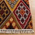 thumbnail image 3 of SAFAVIEH Kilim Derrick Tribal Wool Area Rug, Red/Gold, 3' x 5', 3 of 8