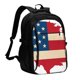 thumbnail image 1 of Easygdp American Flag Map Mochila para Laptop de Viaje con Puerto USB, Mochila para Laptop con Puerto de Carga USB para Mujeres y Hombres, 1 of 7