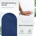 thumbnail image 4 of Aoodor 4Pcs Outdoor Dining Chair Cushion Set, 37" x 20" x 2.8", Navy Blue, 4 of 7