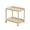 White, variant on End Table Nightstand Rustic 2 Tier End Table With Wheel Side Table Nightstand Storage Shelf For Bedroom Kitchen Living Room And Office Stable Frame Wood Top Easy Assembly