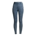 thumbnail image 2 of Time and Tru Women's High Rise Jeggings, Sizes XS-XXL, 2 of 6