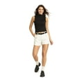 thumbnail image 5 of Jordache Women's High Rise Pleated Rolled Cuff Short, 5 of 5