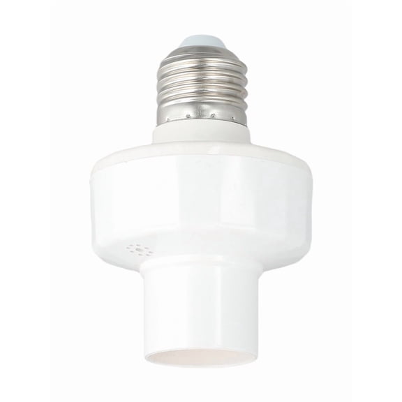 Voice Activated Smart Light Adapter E27 Base For Corridor And Stairway Use