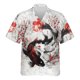 thumbnail image 3 of Camisa hawaiana con estampado 3D de peces koi para hombre, blusas con estampado de animales de buena suerte, camisas hawaianas de verano para la calle, blusas con solapa y mangas cortas, 3 of 5