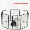 thumbnail image 6 of Bestpet Heavy Duty 8 Panel Folding Metal Pet Playpen Dog Exercise Fence, 24" x 32", 6 of 7