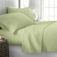 thumbnail image 2 of Short Queen (60"X75") Sheets Luxury Soft 100% Egyptian Cotton - Sheet Set for Short Queen (60"X75") Mattress Sage Solid 600 Thread Count 10 -15" Inch Deep Pocket, 2 of 6