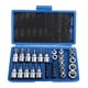 thumbnail image 1 of 34pcs Hombre Mujer Torx Torx Socket Socket Socket Socket Socket Herramienta de mano Socket de acero, 1 of 5