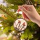 thumbnail image 1 of Colgante de de Navidad creativo, adorno de , accesorios de bricolaje, placa decorativa de decoración de Navidad para armario, regalo de , estiloD BLESIY colgante de madera, 1 of 8