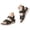 A-Black128, variant on Womens Wedge Sandals Chic Open Toe Adjustable Ankle Buckle Ladies Sandals Warm Weather Stable Office Work Daily Walking Sandals