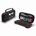 thumbnail image 1 of F9z For Nintendo Switch 2 Cartoon Expression PU Waterproof Storage O7r Case Handheld Carrying Bag, 1 of 5