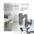 thumbnail image 2 of Grifo de Cocina ExtraíBle en Cascada Pantalla Digital Inteligente Grifos Mezcladores FríOs y Calientes Grifo de Lavabo Giratorio para -D, 2 of 9