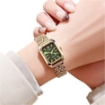 thumbnail image 2 of Resicozy Classic Square Watches for Women 2026 with Numerals Ladies Casual Fashion Dress Watch Gold, 2 of 3