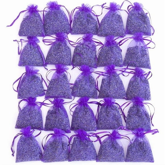 25 pcs Lavender bags - Naturally dried lavender bags