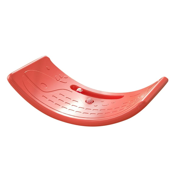 Plastic Wobble Board for Exercise, Supports 50kg, Perfect Indoor  for Children's Balance & Fun Red Kids Rocker Board