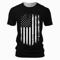 thumbnail image 3 of UAYOTSE USA 4th of July Shirts for Men American Flag Short Sleeve Patriotic Independence Day Tee Top,Sizes M, 3 of 5