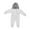 White L, variant on MAGIDEAL Bee Suit for Kids Detachable Hood Beekeeping Clothes for Home Men Women White M