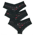 thumbnail image 1 of Victoria's Secret Lace Cheeky Panty Set of 3, 1 of 2