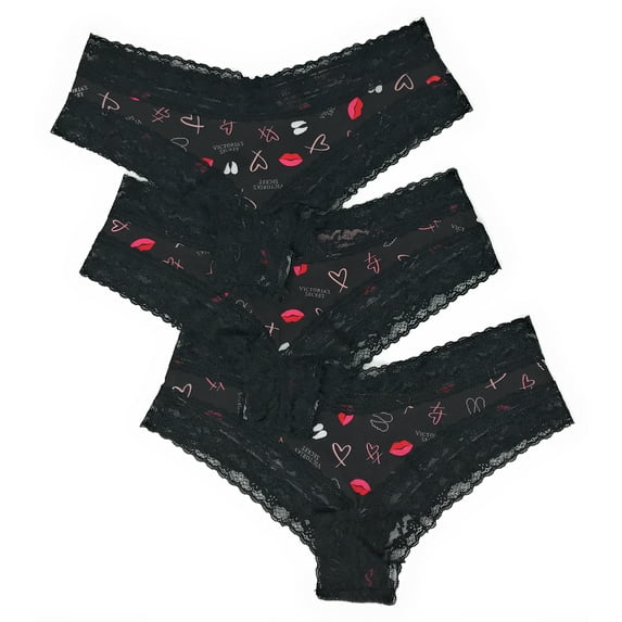 Victoria's Secret Lace Cheeky Panty Set of 3