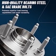 thumbnail image 3 of AUTOCLUB 512460 5-Lug Rear Wheel Bearing Hub for 2011-2020 Ford Explorer, 2013-2018 Ford Police Interceptor Utility 2014 2015 2016 2017 Replacement Assembly 14 15 16 17 18 Left Rig, 3 of 6